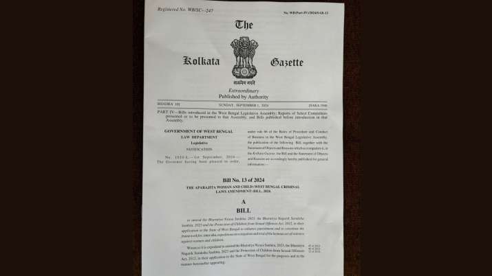 Aparajita Bill 2024