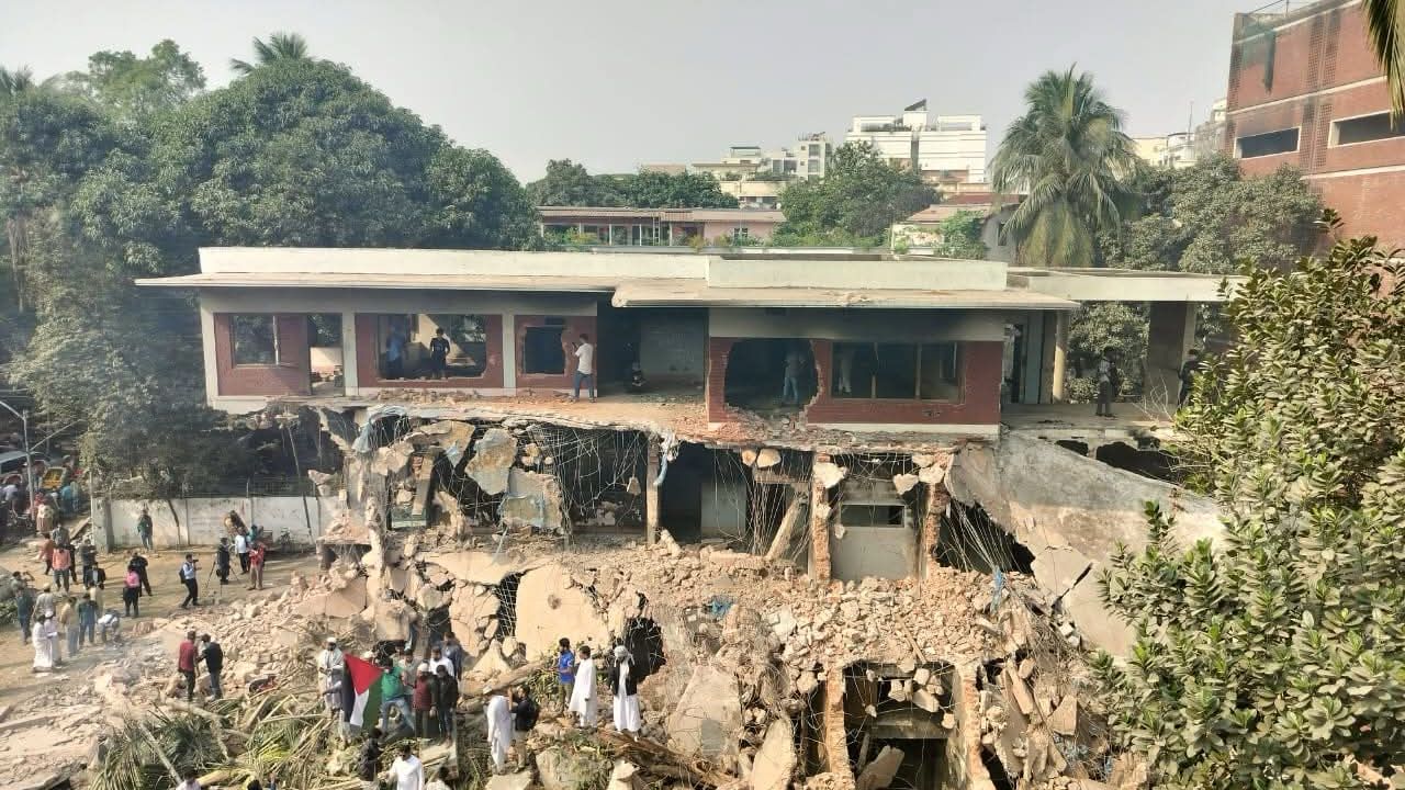 Demolition of Dhanmondi-32 Residence