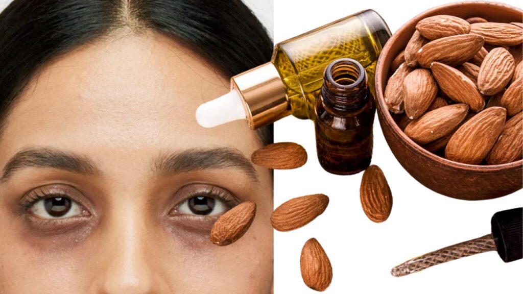 Almond oil for Eye Dark Circles