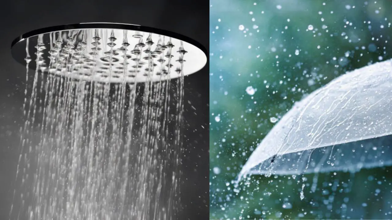 is it safe to shower after rain