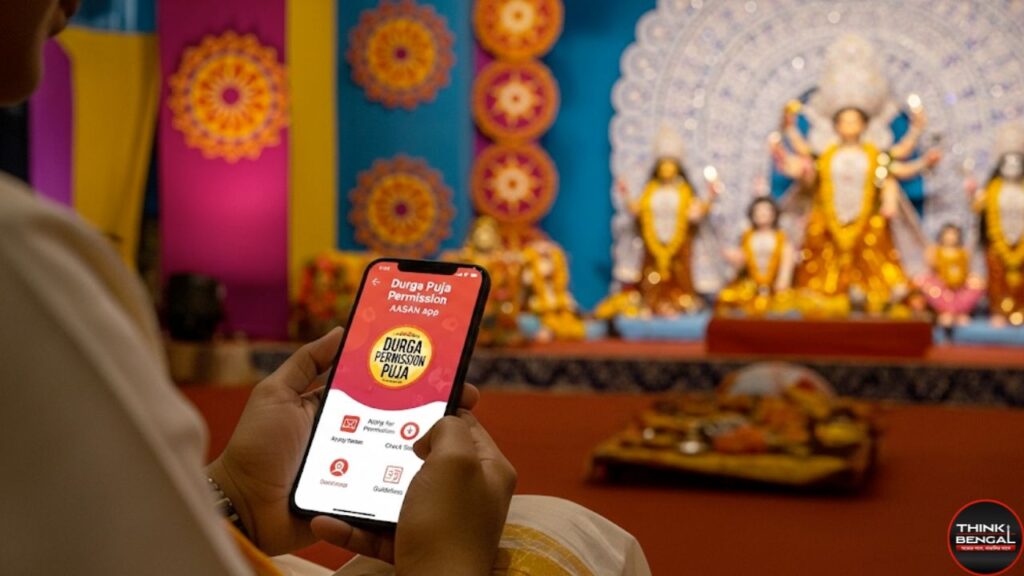 Durga Puja permission AASAN app