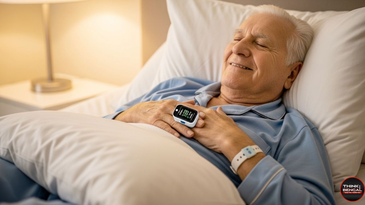 Heart patients safe sleep position