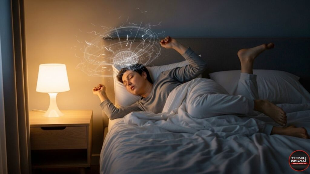 Why does body suddenly jerk during sleep