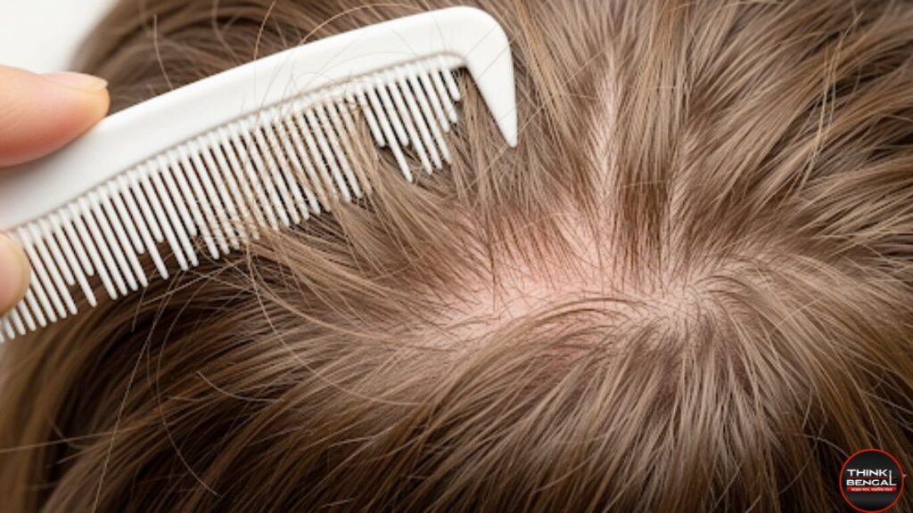 hair loss due to combing mistakes