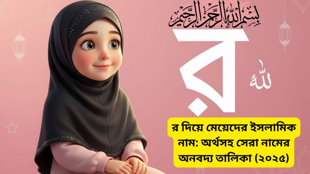 র দিয়ে মেয়েদের ইসলামিক নাম: অর্থসহ সেরা নামের অনবদ্য তালিকা (২০২৫)