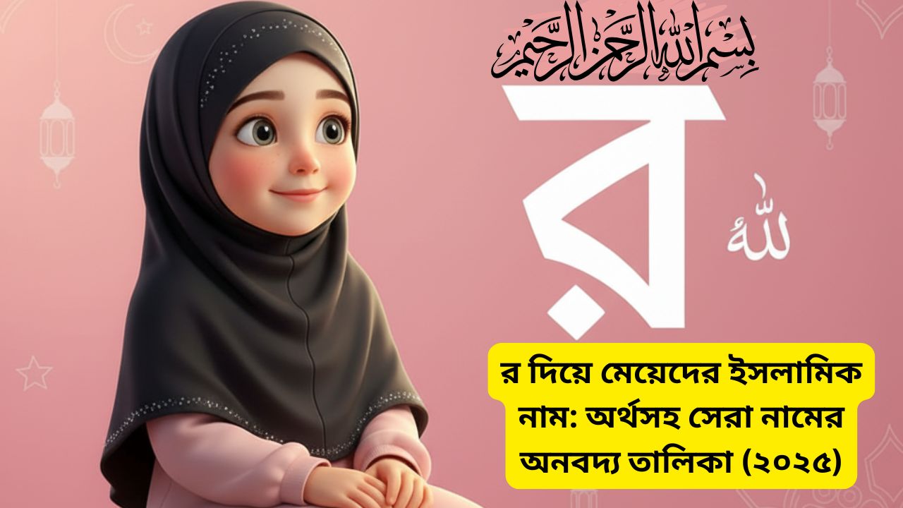 র দিয়ে মেয়েদের ইসলামিক নাম: অর্থসহ সেরা নামের অনবদ্য তালিকা (২০২৫)