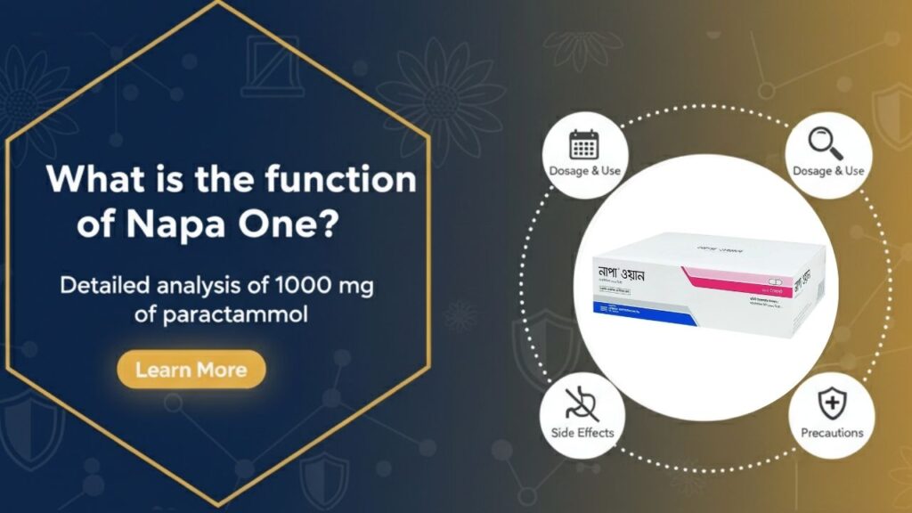 Napa One এর কাজ কি? ১০০০ মিলিগ্রাম প্যারাসিটামলের বিস্তারিত বিশ্লেষণ