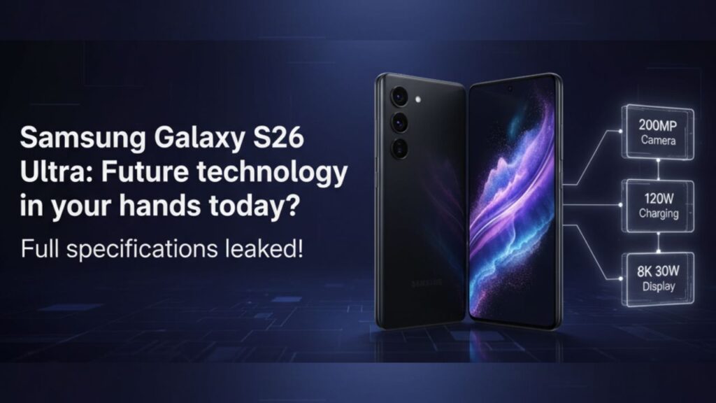 Samsung Galaxy S26 Ultra: ভবিষ্যতের প্রযুক্তি আজ আপনার হাতের মুঠোয়? সম্পূর্ণ স্পেসিফিকেশন ফাঁস!