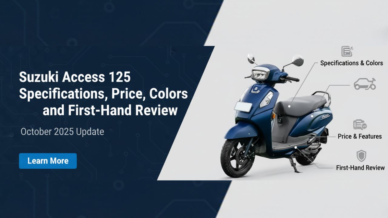 Suzuki Access 125 স্পেসিফিকেশন, দাম, রঙ এবং প্রথম হাতের রিভিউ | অক্টোবর ২০২৫ আপডেট
