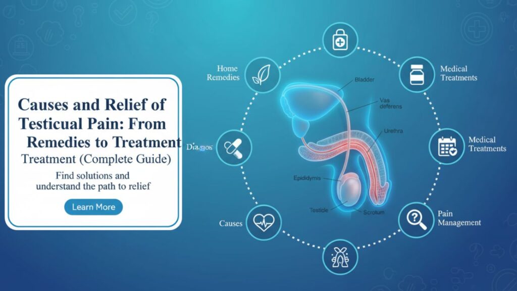 অন্ডকোষে ব্যথার কারণ ও মুক্তির উপায়: ঘরোয়া প্রতিকার থেকে চিকিৎসা (সম্পূর্ণ গাইড ২০২৫)
