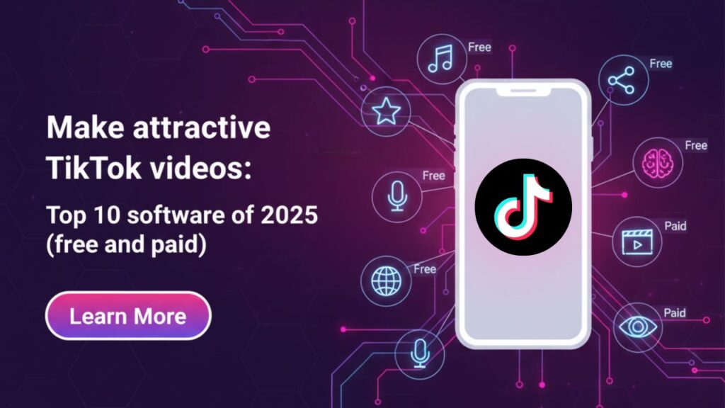আকর্ষণীয় টিকটক ভিডিও বানান: ২০২৫ সালের সেরা ১০টি সফটওয়্যার (বিনামূল্যে ও পেইড)
