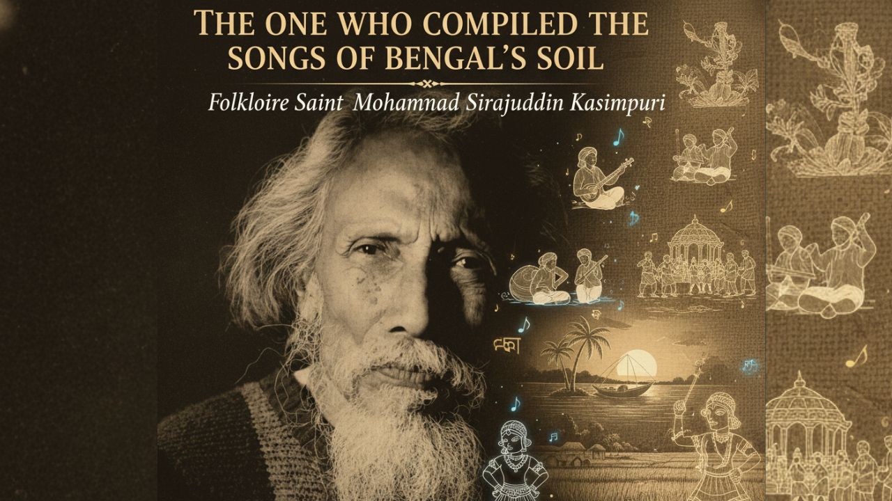 বাংলার মাটির গান যিনি পুঁথিতে বাঁধলেন: লোকসাহিত্য সাধক মোহাম্মদ সিরাজুদ্দীন কাসিমপুরী