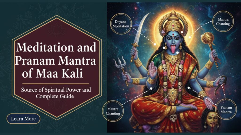 মা কালীর ধ্যান ও প্রনাম মন্ত্র: আধ্যাত্মিক শক্তির উৎস এবং সম্পূর্ণ নির্দেশিকা