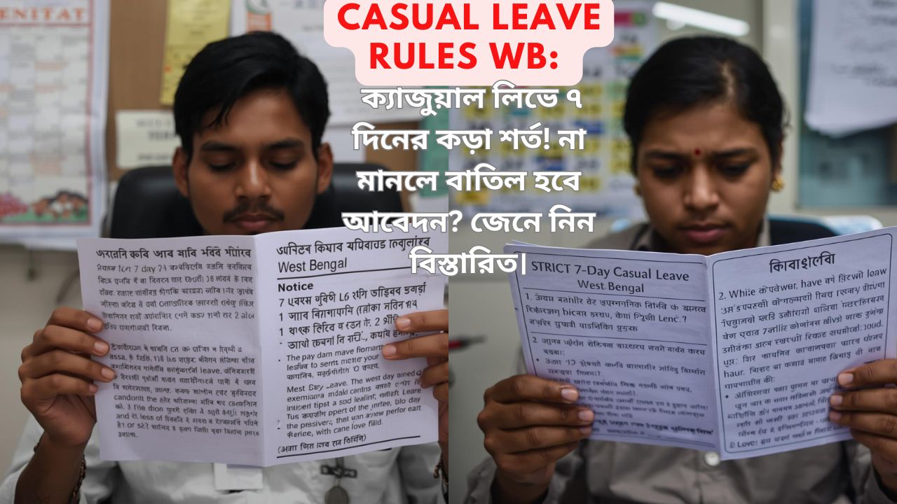 Casual Leave Rules WB