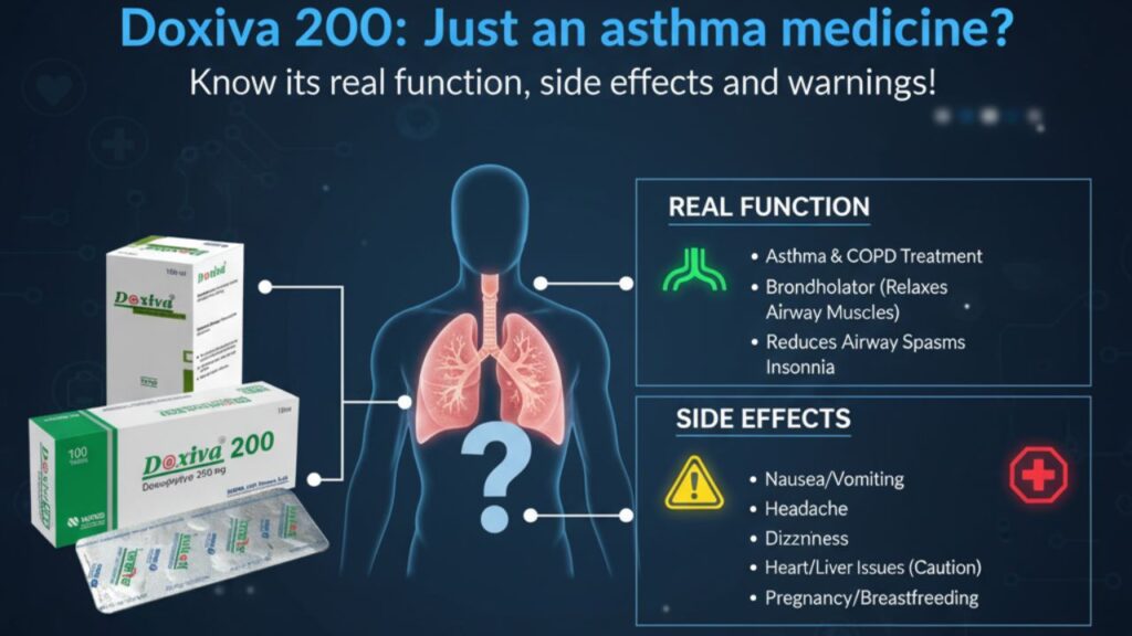 Doxiva 200 uses Side Effects