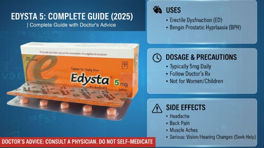 Edysta 5 খাওয়ার নিয়ম