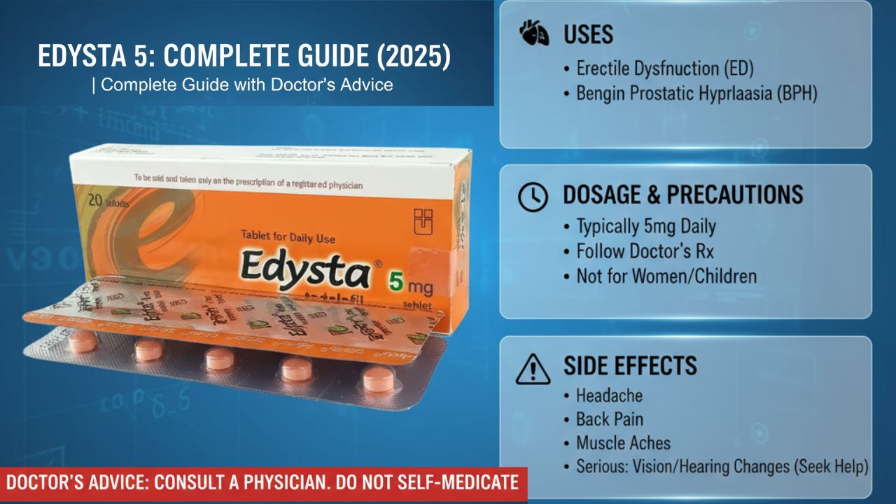 Edysta 5 খাওয়ার নিয়ম