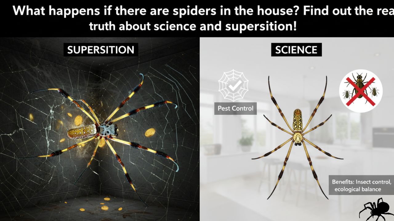 What Happens When Spiders Are in the House