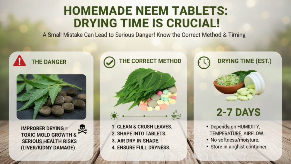 How to store neem tablets