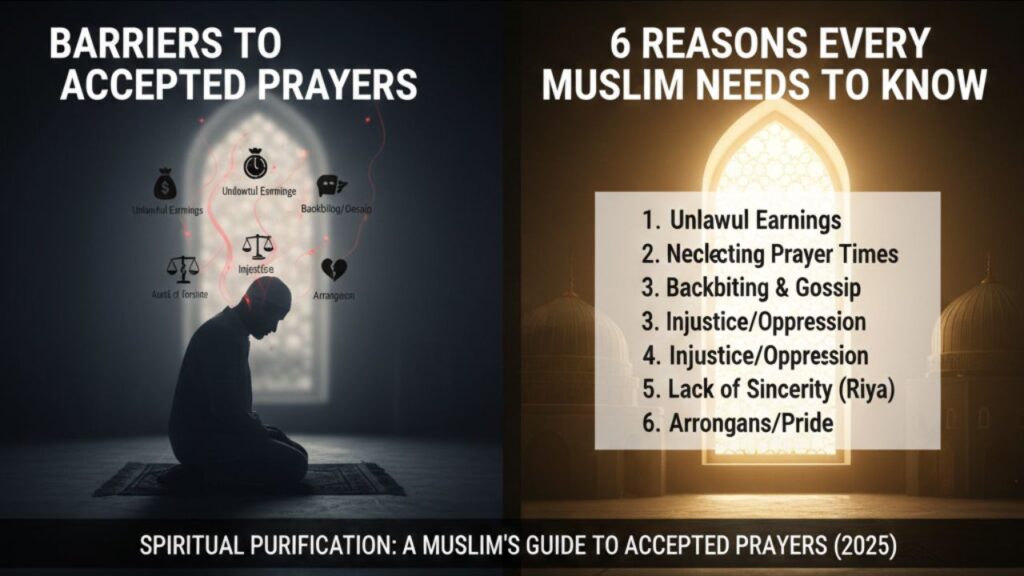 Islamic prayer acceptance conditions