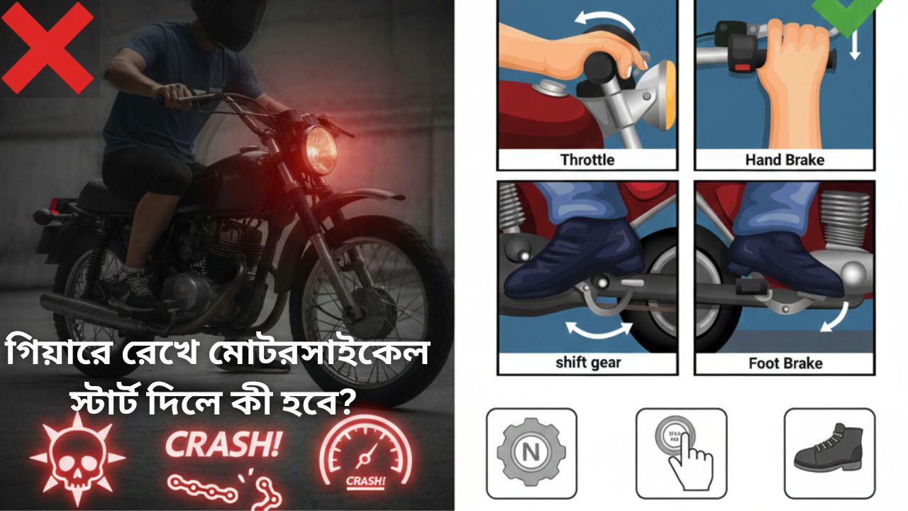 motorcycle gear engine start safety