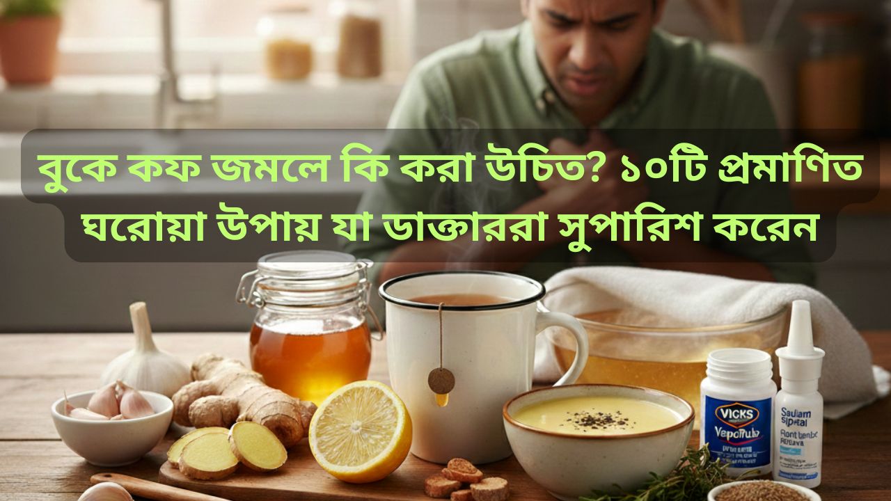 বুকে কফ জমলে কি করা উচিত