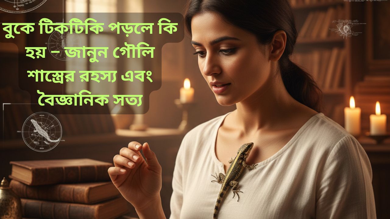 বুকে টিকটিকি পড়লে কি হয়