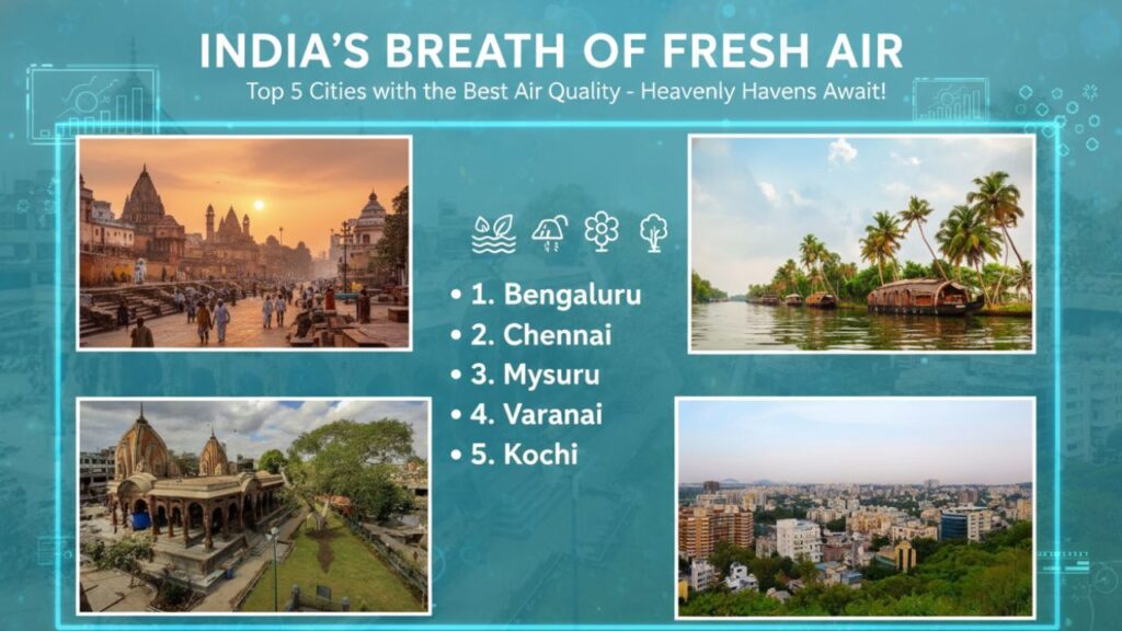 5 Best Cities to Live in India with Lowest AQI in 2025