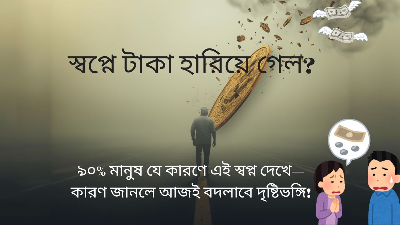 স্বপ্নে টাকা হারিয়ে যেতে দেখলে কি হয়