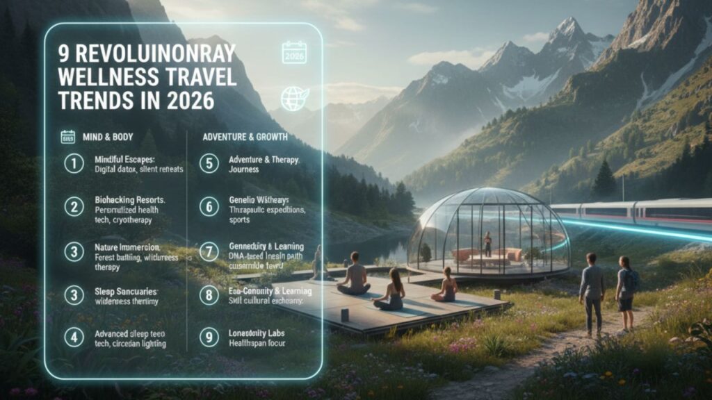 9 Biggest Wellness Travel Trends 2026
