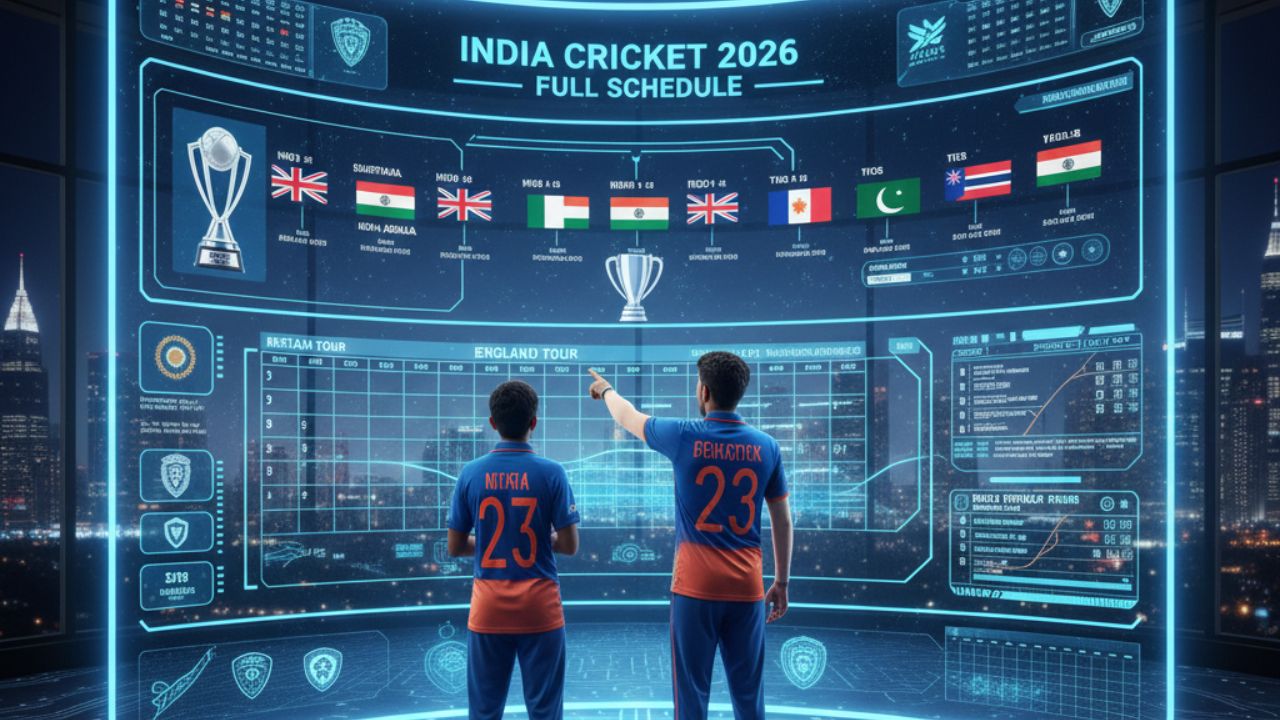 India Cricket Schedule 2026