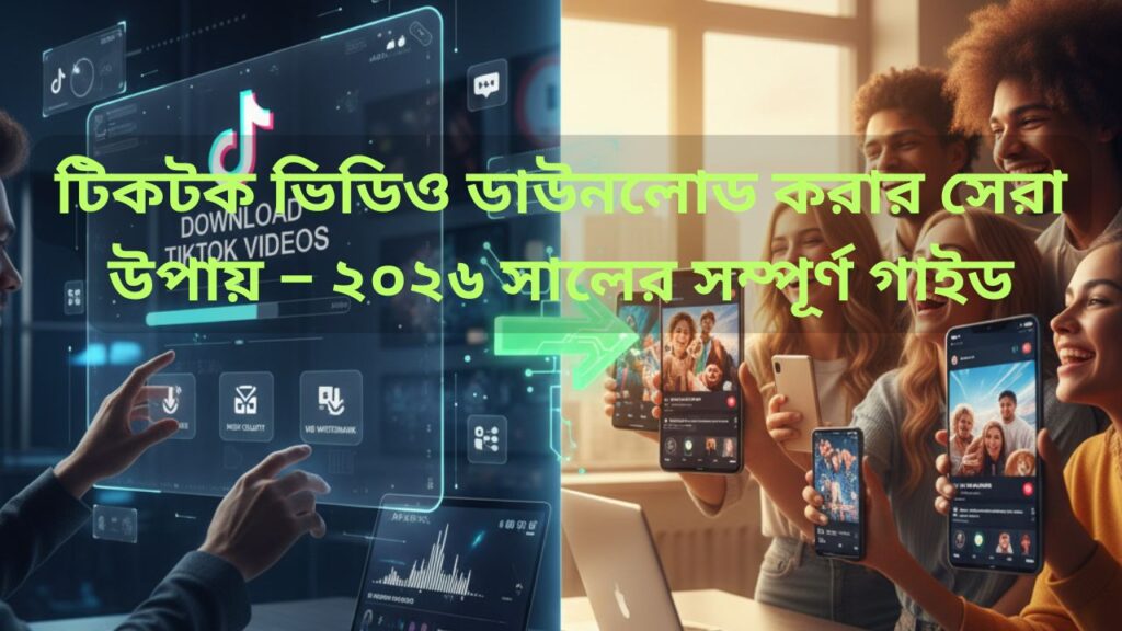 টিকটক ভিডিও ডাউনলোড করার সেরা উপায়