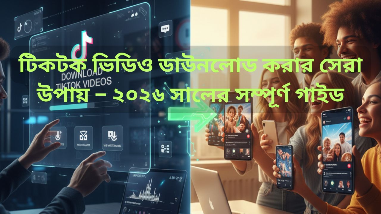 টিকটক ভিডিও ডাউনলোড করার সেরা উপায়