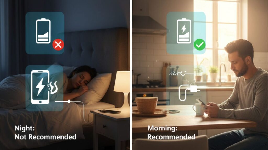 Phone Charging Tips: Morning vs Night