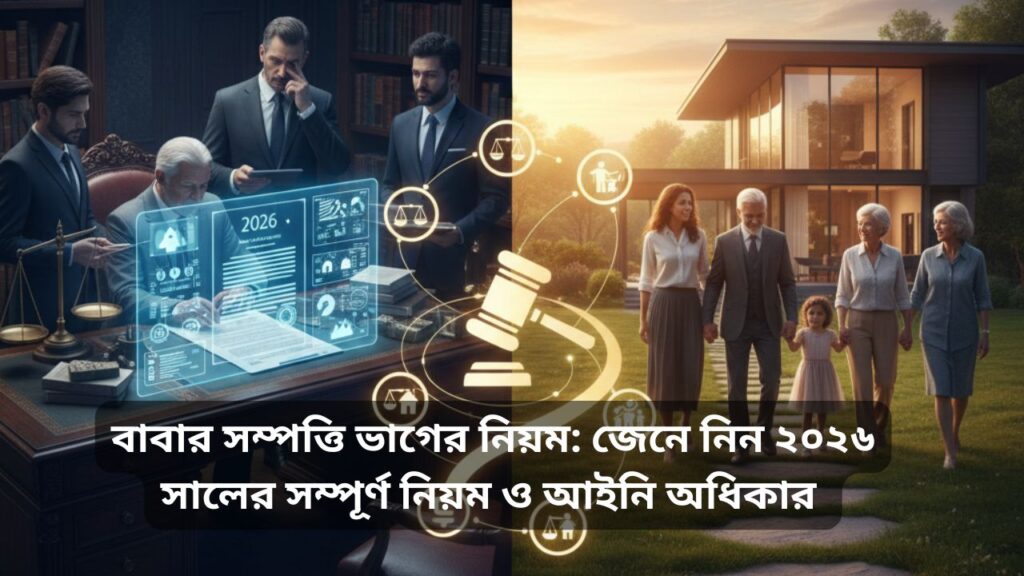 বাবার সম্পত্তি ভাগের নিয়ম