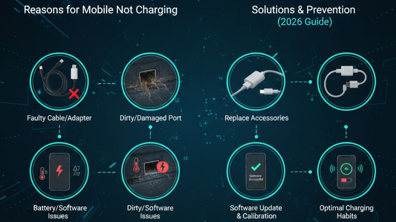 মোবাইল চার্জ হয় না কেন