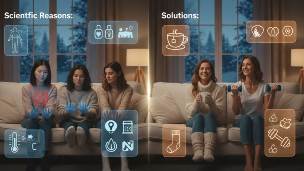 Why Do Women's Hands and Feet Get Colder Than Men in Winter