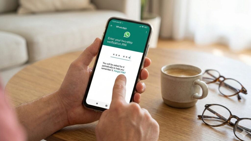 হোয়াটসঅ্যাপের পিন ভুলে গেছেন
