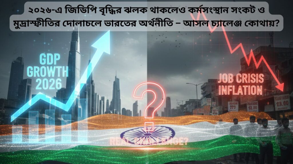 India's Economy 2026: GDP Growth vs Employment & Inflation Challenges