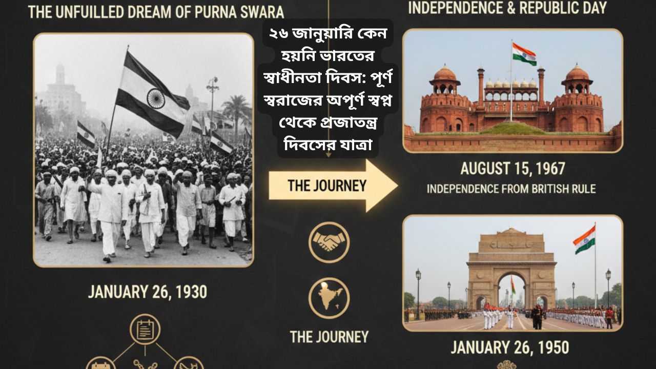 Why January 26 Was Not India's Independence Day