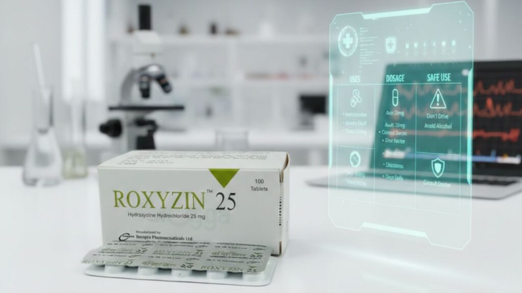 Roxyzin 25 Tablet Uses