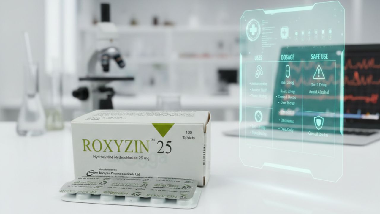 Roxyzin 25 Tablet Uses