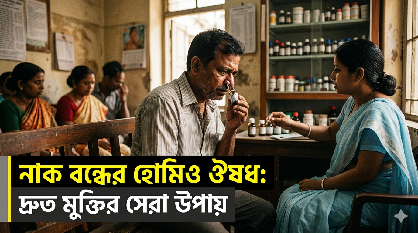 Blocked nose homeopathic medicine