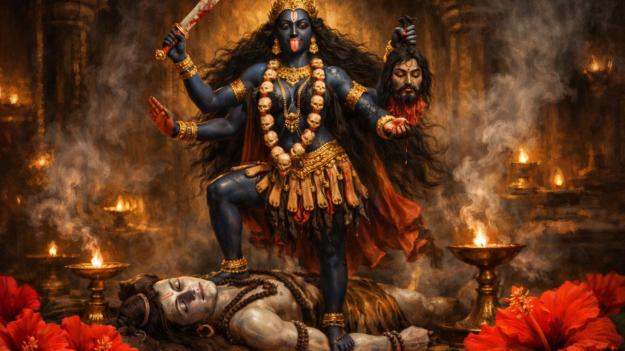 Dakshina Kalika Dhyana Mantra