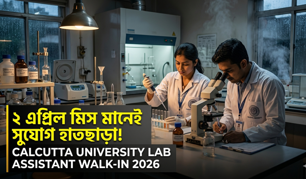 Calcutta University Lab Assistant Walk-in 2026