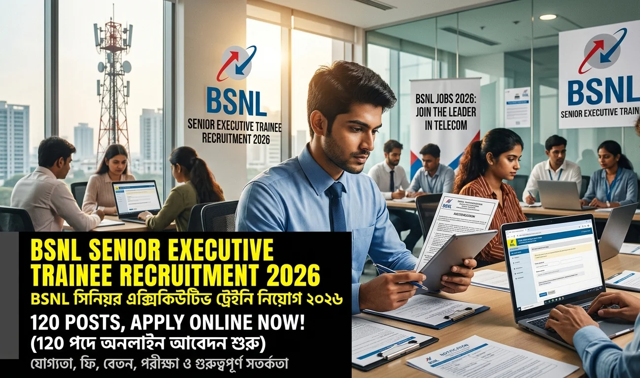 BSNL Senior Executive Trainee Recruitment 2026