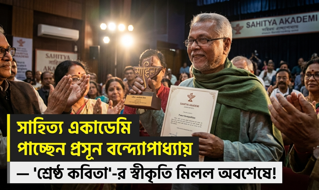 Prasun Bandyopadhyay Wins Sahitya Akademi Award