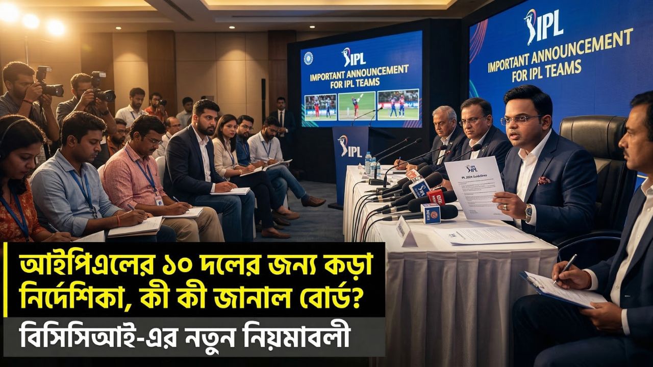 IPL 2026 BCCI Guidelines