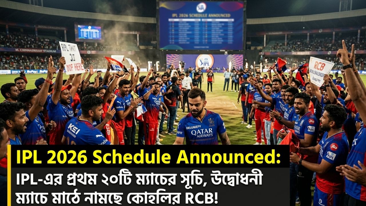 IPL 2026 Schedule Announced