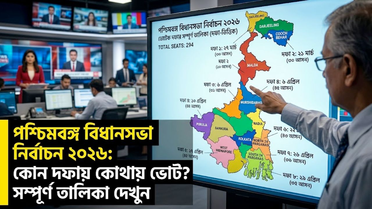 West Bengal Assembly Election 2026 Phase Wise Schedule
